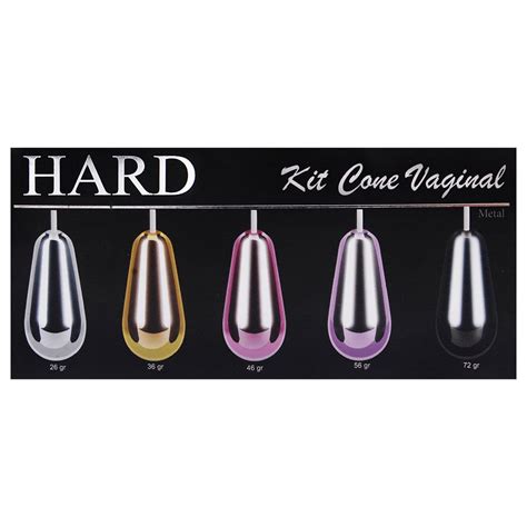 Kit Cone Vaginal Metal Unidades Hard Gall Sex Shop