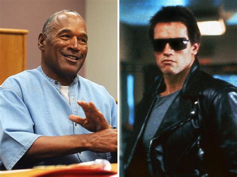 Arnold Schwarzenegger ‘i Have James Camerons Artwork Of Oj Simpson As The Terminator In My