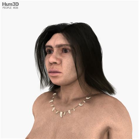 Neanderthal Cavewoman 3d Model Download Characters On