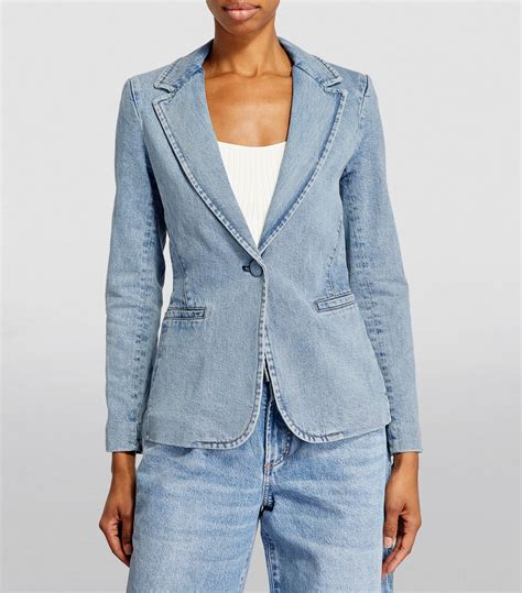 Alice Olivia Denim Macey Blazer Harrods Ca