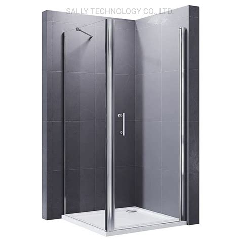 Sally Corner Bathroom Shower Enclosure Alcove Room Pivoted Tempered