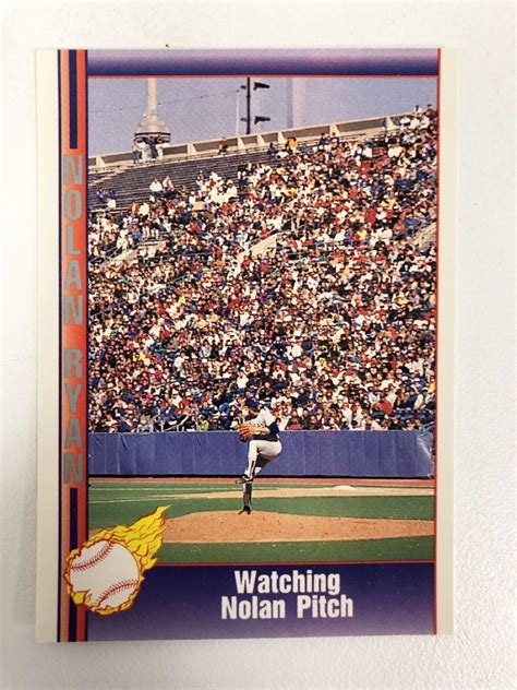 1991 Pacific Ryan Texas Express I 102 Nolan Ryanwatching Nolan Pitch