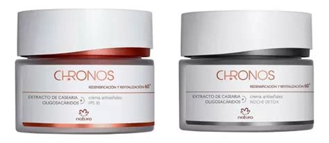 Kit Crema Antiseñales 60 Chronos Día Y Noche Natura Cuotas sin interés