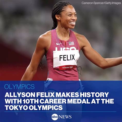 Allyson Felix Makes History With 10th Career Medal At The Tokyo