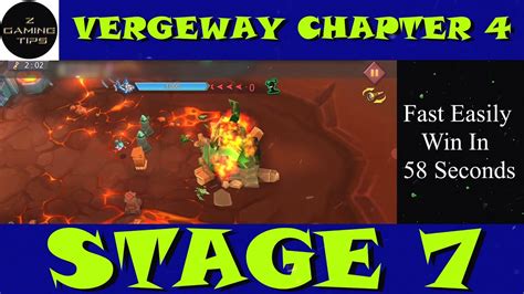 Vergeway Chapter 4 Stage 7 100 Fast Easily Win In 58 Seconds YouTube