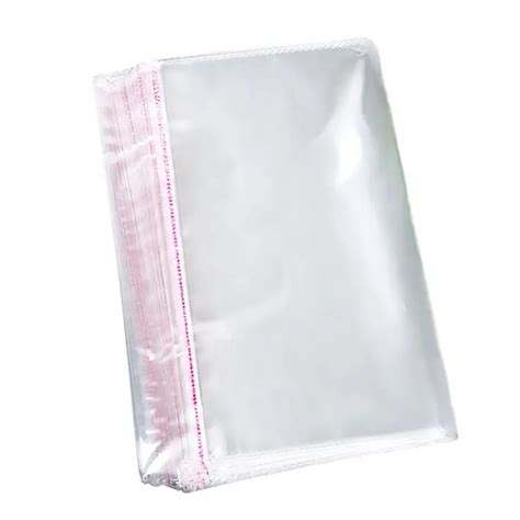 Custom Transparent Polybag Packaging Clear Opp Self Adhesive Plastic