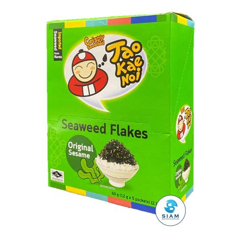 Get Tao Kae Noi Furikake Crispy Seaweed Flakes Original Sesame 5