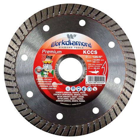 DISCO DIAMANTATO WORKDIAMOND Ø125 mm CORONA CONTINUA CEMENTO ARMATO