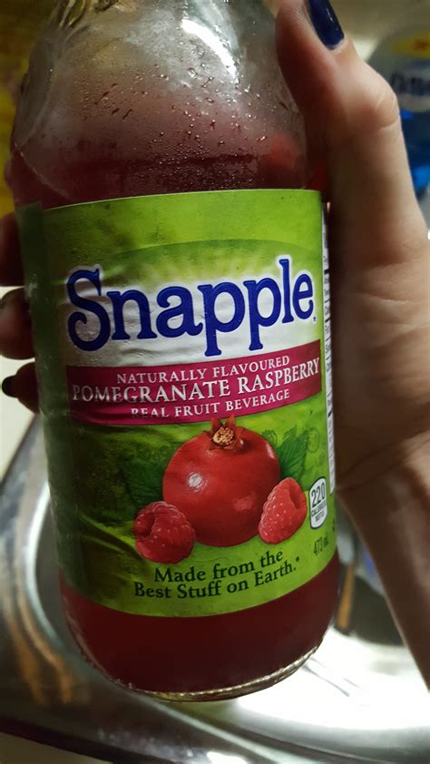 Snapple Pomegranate Raspberry Juice Drink Reviews In Juice Chickadvisor