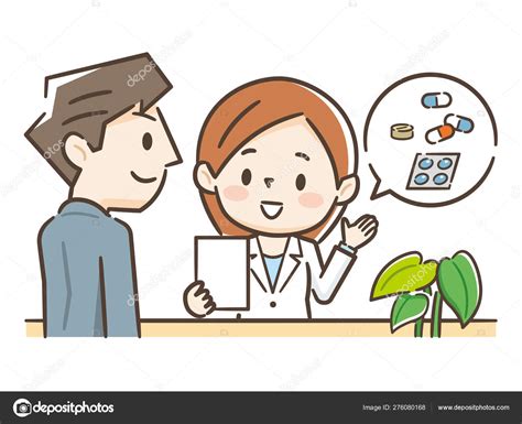 Pharmacy With Pharmacist And Client In Counter Stock Vector Image By