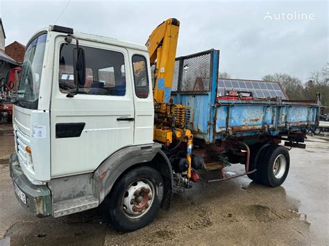 Renault BENNE GRUE TIPPER CRANE Muldenkipper Kaufen Belgien Kessel