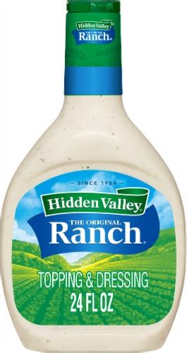 Hidden Valley Original Ranch Salad Dressing And Topping 24 Fl Oz Food 4 Less