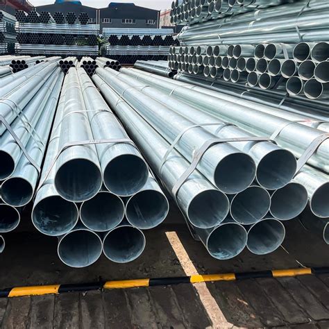 Hot Dipped Galvanized Gi Round Carbon Steel Tubing Pre Galvanized Iron