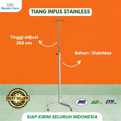 Jual Tiang Infus Stainless Shopee Indonesia