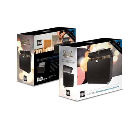 Coffret De Rangement Pour Disques Vinyles Finition Bois Toute L