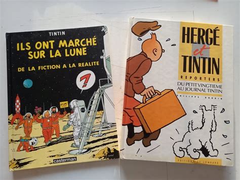 Tintin Ils ont marché sur la lune de la fiction à la Catawiki