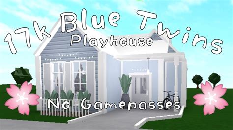 ROBLOX Bloxburg No Gamepasses Blue Twins Playhouse 17k