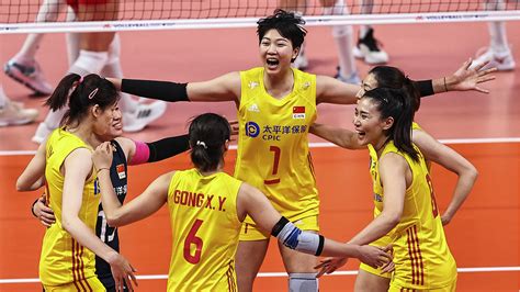 Chinas Women Clinch 2nd Win At Volleyball Nations League Cgtn