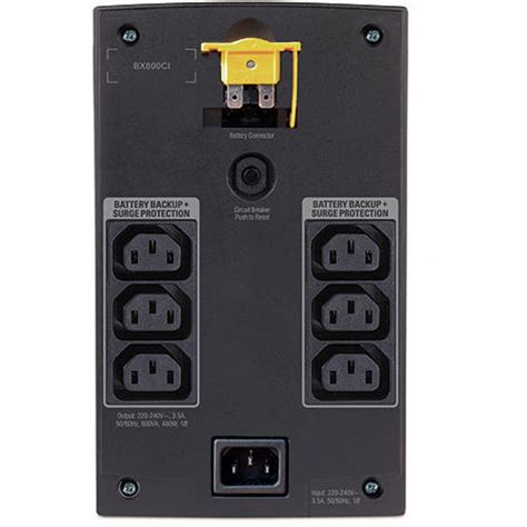 Ups Apc Back Ups 800va 230v Avr Iec Sockets Bx800ci Shoplaptopro