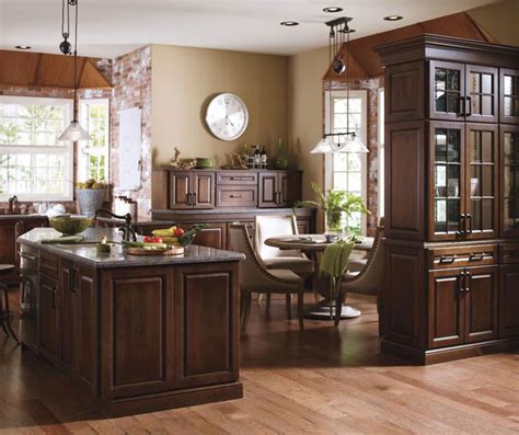 Cherry Kitchen Cabinets With Dark Wood Floors Things In The Kitchen