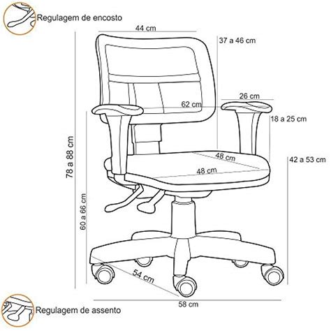 Kit 02 Cadeiras Giratórias Zip L02 Executiva Ergonômica Escritório