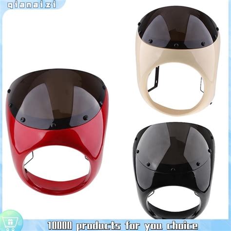 Qianaizi Motorcycle Front Headlight Fairing WindScreen Windshield