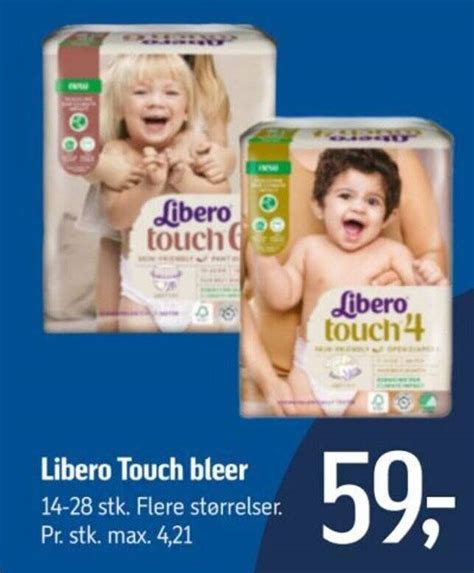 Libero Touch bleer tilbud hos Føtex