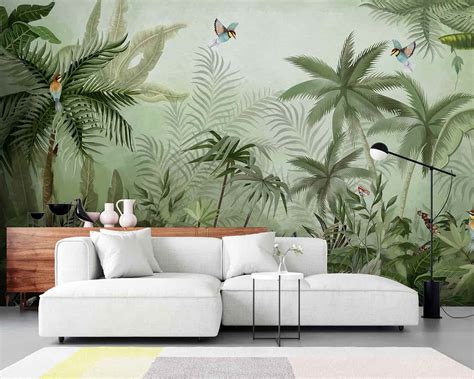 Tropical botanical landscape - WallCurry