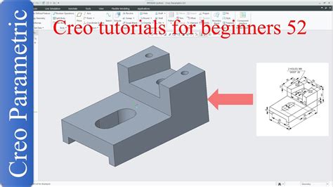 Creo Parametric Tutorials For Beginners Creo ProE Tutorial 52 YouTube