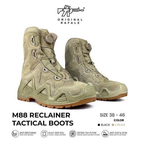 Jual SEPATU TACTICAL BOOTS PRIA PREMIUM ORIGINAL RAFALE M88 BOA SYSTEM