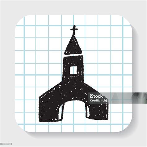 Church Doodle Stock Illustration Download Image Now 2015