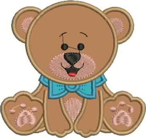 Diseños de bordado de oso de peluche teddy bordado diseño Etsy