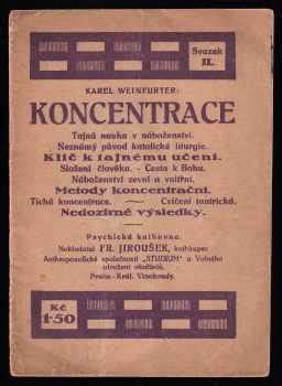 Koncentrace Karel Weinfurter 1922 Fr Jiroušek