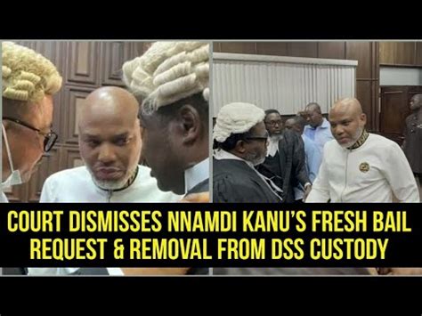 Breaking Nnamdi Kanu Furious As Court Dismiss Fresh Bail Request