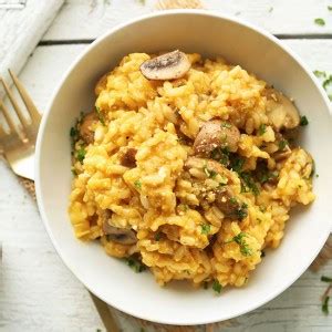 Mushroom and Leek Risotto (Vegan + GF) - Minimalist Baker Recipes