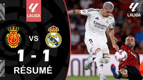 RCD Majorque contre Real Madrid 1 1 Résumé et buts LaLiga 2024 25