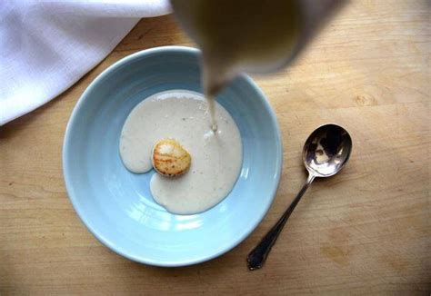 Jerusalem Artichoke Soup With Scallops The Globe And Mail