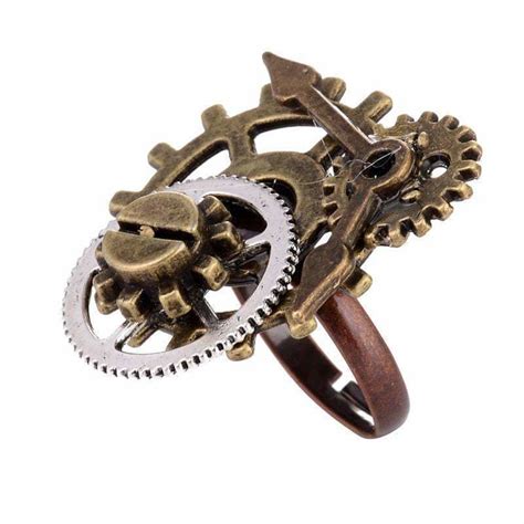 Steampunk Gears Ring Steampunkstyler