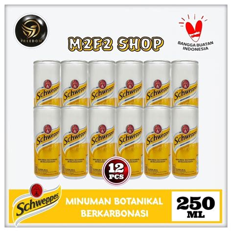 Jual Schweppes Tonic Water Can Air Soda Tonik Kaleng Ml