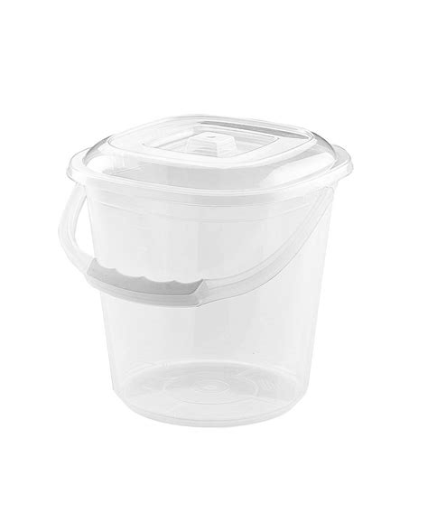 Clear Bucket With Lid 10 Litres Laherson