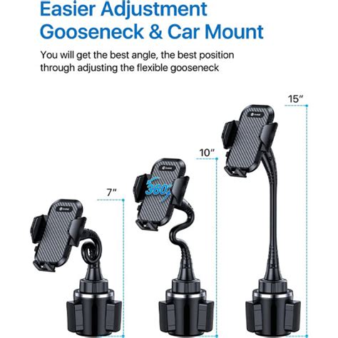 Andobil Newest In Car Cup Phone Holder Stable Adjustable