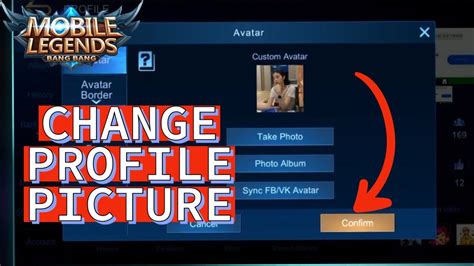 How To Change Profile Picture In Mobile Legends 2023 Youtube