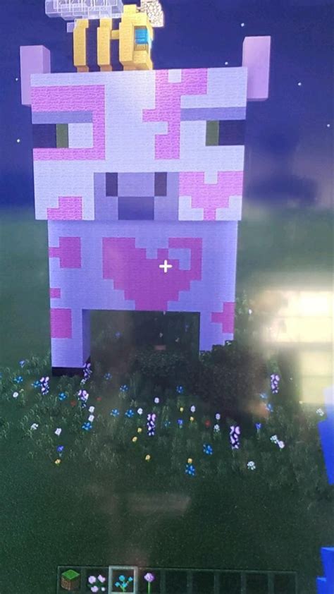 Pink Minecraft Cow Strawberry Cow Minecraft Bee Minecraft Bee With