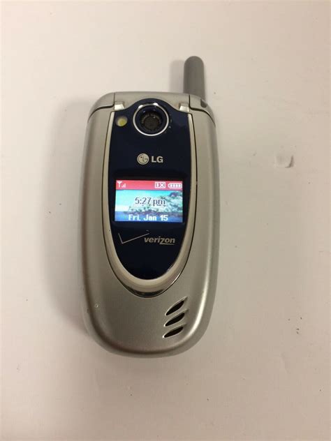 Lg Vx5200 Silver Verizon Cellular Flip Phone Original Box Ebay