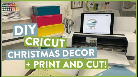 Diy Cricut Christmas Decor Print And Cut Makers Gonna Learn