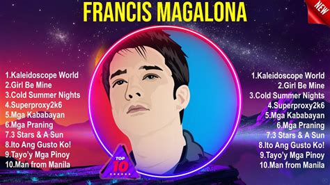 Francis Magalona 2024 MIX Top 10 Best OPM Tagalog Songs Greatest Hits