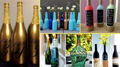 Beautiful Wine Bottle Decorating Ideas Diy Recycled Room Decor