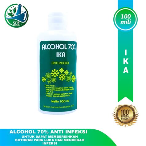 Jual Alkohol Ika 70 Persen Sol 100Ml Antiseptik Disenpektan Indonesia