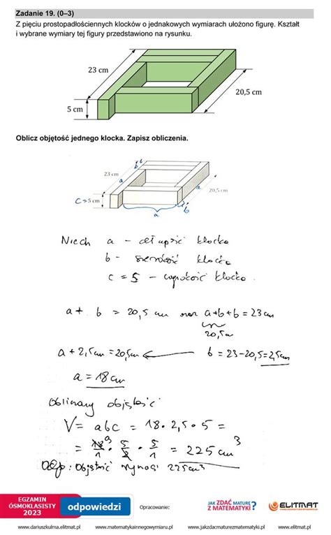 Egzamin ósmoklasisty 2023 matematyka Zadania arkusze CKE i
