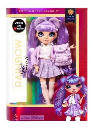 Mu Eca Rainbow High Jr High Violet Willow Morada Mochila De Tela